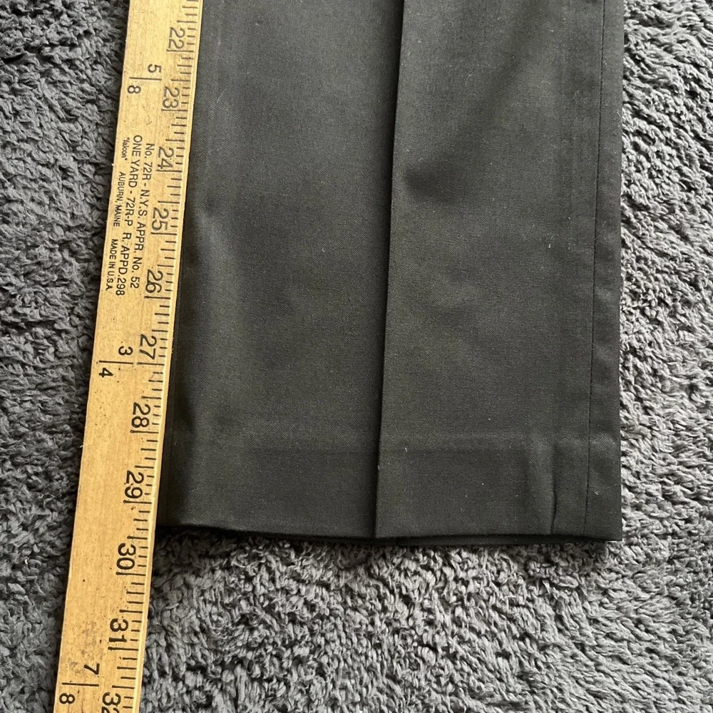 lauren ralph lauren trousers men's 34X30 black total comfort poly blend business